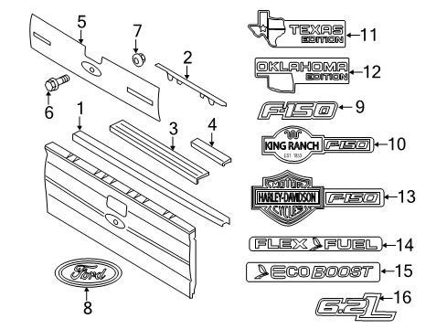 Toyota 75503 35061 A0 Genuine Toyota Reveal Molding