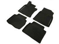 Toyota PT908-03181-20 All Weather Floor Liners-Black-Hybrid Models - 1