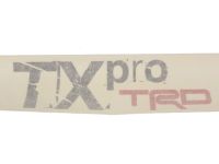 Toyota Tacoma Body Graphics, TX-Pro Black Lettering, Red TRD - PT929-35102