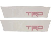 Toyota Tacoma Body Graphics, TX White Lettering, Red TRD - PT929-35103