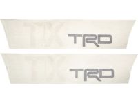 Toyota Tacoma Body Graphics, TX White Lettering, Black TRD - PT929-35104