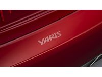 Toyota Yaris Rear Bumper Applique - Clear - PT747-52150