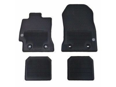 Toyota PT908-18170-20 All-Weather Floor Mats-Black-Front and Rear