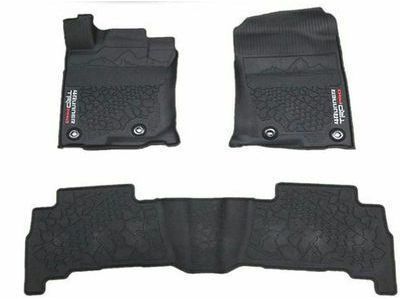 Toyota PT908-89200-02 All Weather Floor Liners-TRD Pro-Black