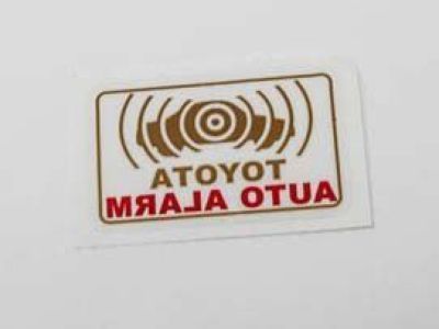 Toyota 74515-06010 Antitheft Label