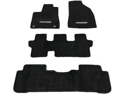 Toyota PT926-48190-21 Carpet Floor Mats-Captains Chairs-Special Edition-Black with Red Logo