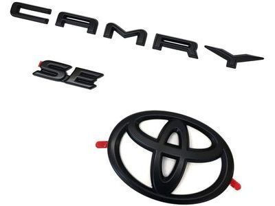 Toyota PT948-03191-02 Blackout Emblem Overlays-Se-Black. Exterior Emblem.