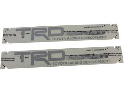 Toyota PT747-34091 Graphics/Appliques, TRD-Sport Edition for Red Vehicle