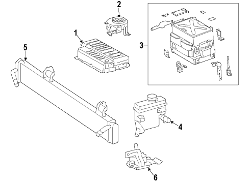 2009 Toyota Camry Window Defroster Sensor Diagram for 89892-33010