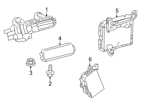 2014 Lexus IS250 Electrical Components Junction Block Nut Diagram for 94130-60600