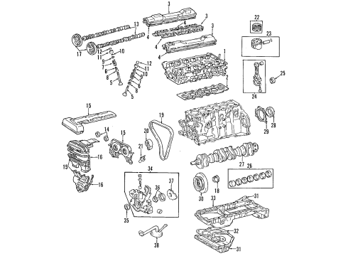 1993 Toyota Supra Hydraulic System Brake Master Cylinder Sub-Assembly Diagram for 47201-14760