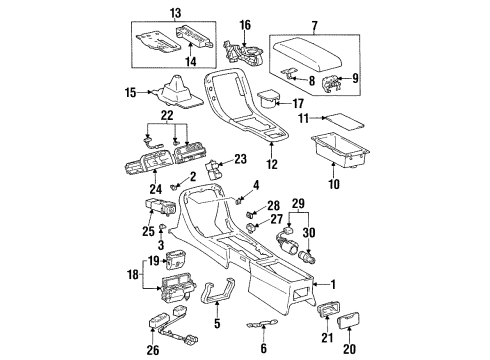 1994 Lexus SC300 Switches Switch Assy, Neutral Start Diagram for 84540-50010