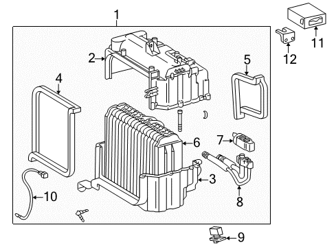 1997 Toyota RAV4 Air Conditioner Resistor Diagram for 87138-42010