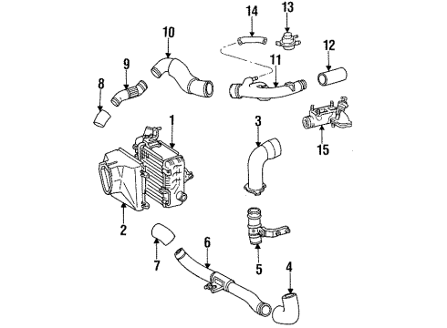 1996 Toyota Supra Turbocharger Gasket Kit Diagram for 04175-46031