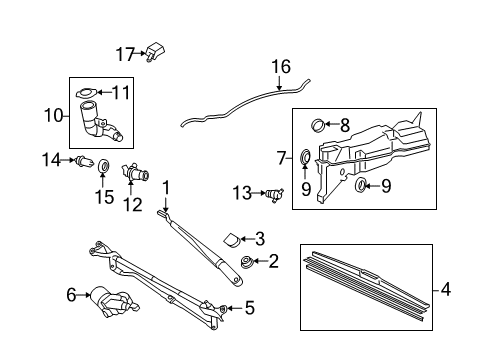 2020 Toyota Land Cruiser Wipers Rear Motor Diagram for 85130-60291
