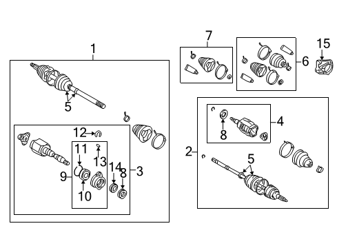2002 Toyota Celica Drive Axles - Front Dust Shield Diagram for 41336-12060