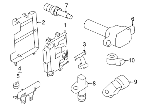 2022 Toyota GR86 Ignition System Spark Plug Diagram for SU003-04931