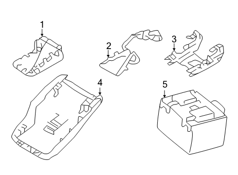 2022 Toyota Tacoma Electrical Components Hood Diagram for 86461-35020