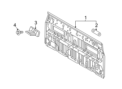  PANEL SUB-ASSY, UPR Diagram for 64101-04262