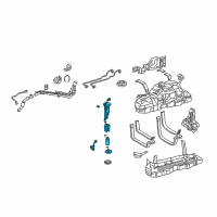 OEM Toyota 4Runner Fuel Pump Assembly Diagram - 77020-35102