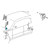 OEM Toyota Camry Steering Sensor Assembly Diagram - 89245-50030