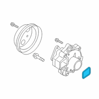 OEM Scion iA Water Pump Assembly Gasket Diagram - 16271-WB001