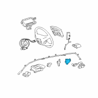 OEM Toyota Sienna Side Sensor Diagram - 89833-08010