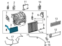 OEM Toyota Sienna Heater Core Diagram - 87107-06100