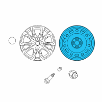 OEM Scion Wheel, Spare Diagram - 42611-WB006