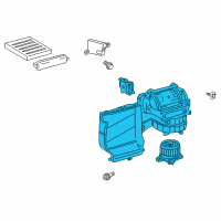 OEM Toyota Tundra Case Assembly Diagram - 87130-0C070