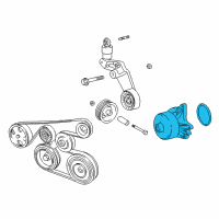OEM Toyota MR2 Spyder Water Pump Assembly Diagram - 16100-29415-83
