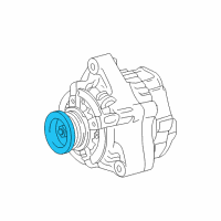 OEM Toyota Tundra Pulley Diagram - 27411-0S010
