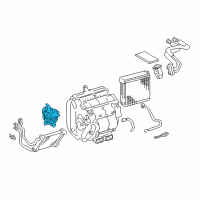 OEM Toyota Avalon Mode Motor Diagram - 87106-07040