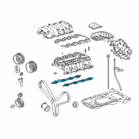 OEM Toyota 4Runner Manifold Gasket Diagram - 17171-50020