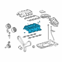 OEM Toyota Tundra Intake Manifold Diagram - 17101-50040