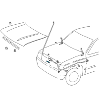 OEM Toyota 4Runner Lock Diagram - 53510-35170