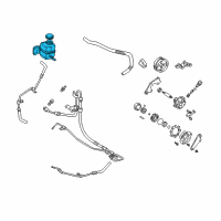 OEM Toyota Sienna Reservoir Assembly Diagram - 44360-08010