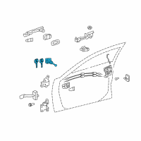 OEM Toyota Camry Cylinder & Keys Diagram - 69052-33300