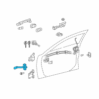 OEM Toyota Camry Door Check Diagram - 68610-06040
