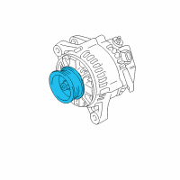 OEM Toyota Tacoma Pulley Diagram - 27415-0W053