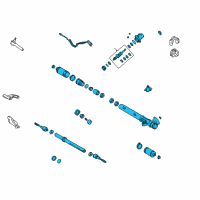 OEM Toyota Land Cruiser Gear Assembly Diagram - 44250-60050