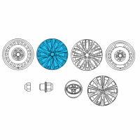 OEM Toyota Camry Wheel, Alloy Diagram - 42611-06E01