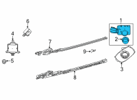 OEM Toyota RAV4 Park Sensor Diagram - 89341-06070-A3