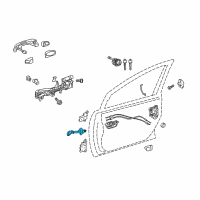 OEM Toyota Prius V Door Check Diagram - 68610-47030