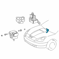 OEM Toyota Celica Computer Assy, Skid Control Diagram - 89540-20462
