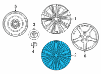 OEM Toyota Venza Wheel, Alloy Diagram - 4261A-48290