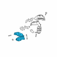 OEM Toyota Venza Exhaust Manifold Diagram - 17140-0P240