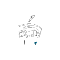 OEM Toyota Camry Crankshaft Sensor Diagram - 90080-19009