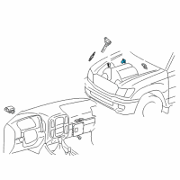 OEM Toyota Throttle Sensor Diagram - 89452-30140