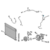 OEM Toyota Avalon Compressor Diagram - 88320-48330